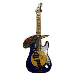 Hard Rock Cafe Landmark Series Key West Key West Fender Guitar With Parrot Pin
